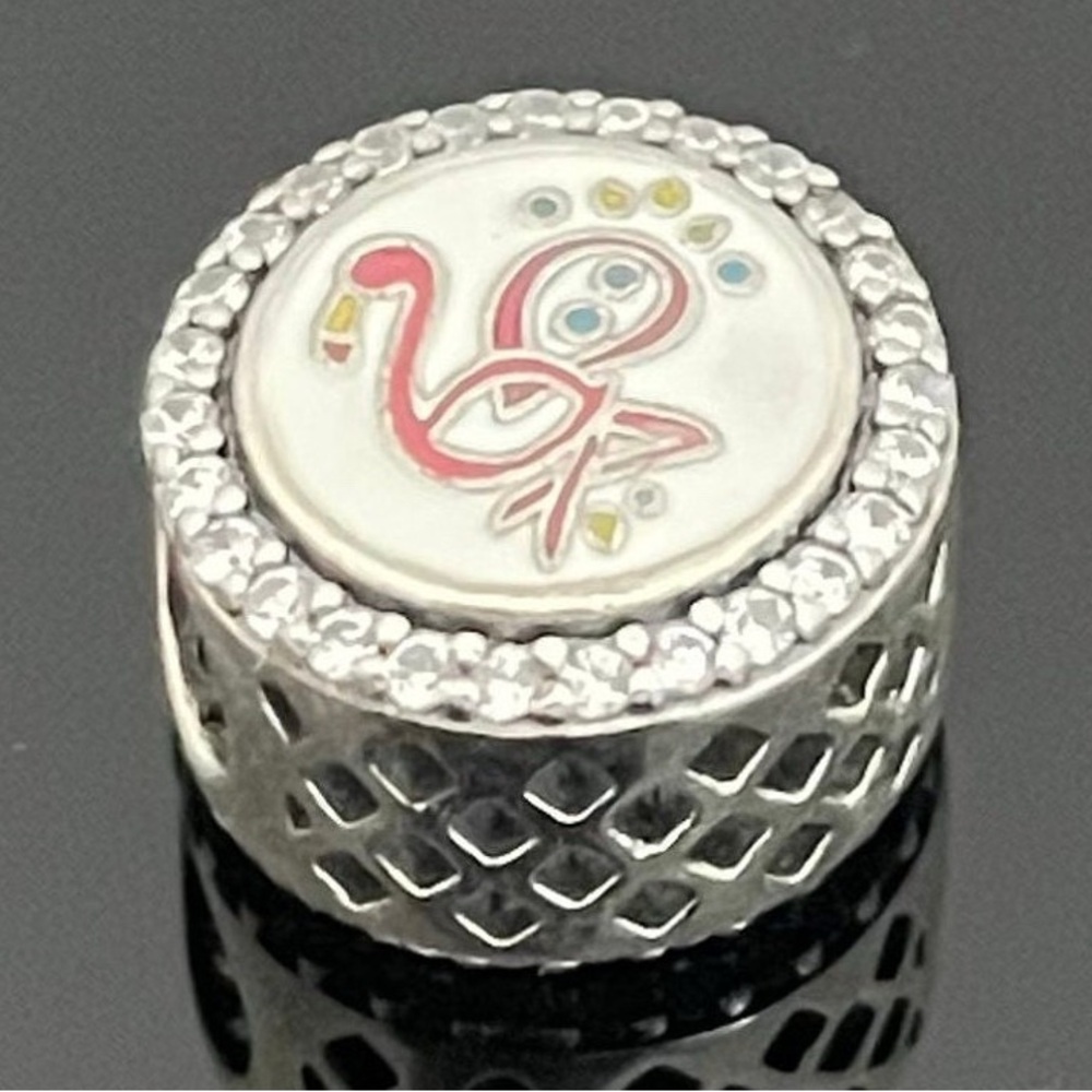 Pandora Nassau Logo Flamingo Charm (Women Bracelets)